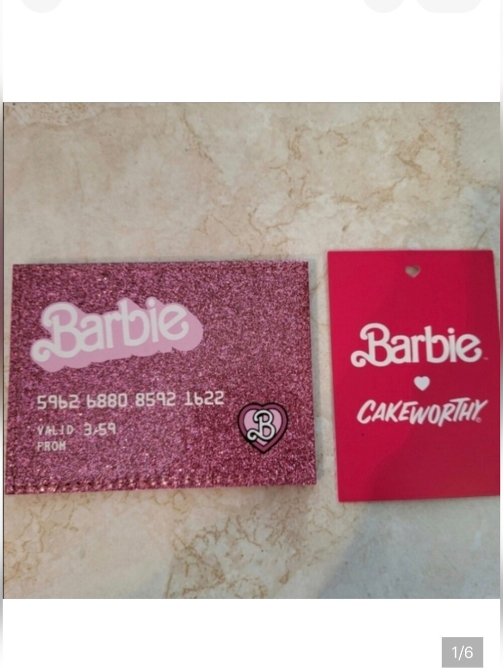 Barbie X Cakeworthy Card Holder, New With Tags